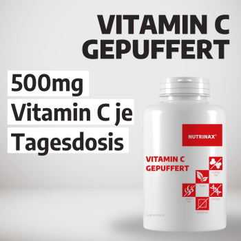Vitamin C gepuffert 500mg - 365 Kapseln