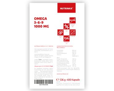 Omega-3-6-9 1000mg 400 Kapseln